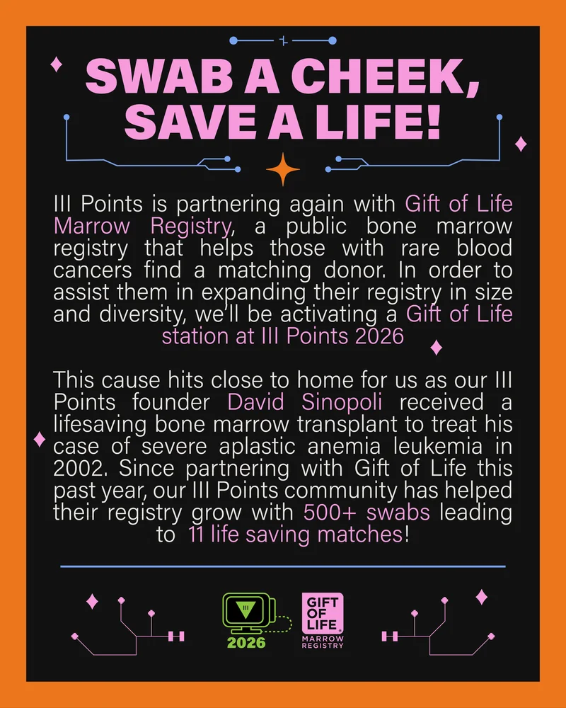 Swab a cheek, save a life! III Points is partnering again with Gift of Life Marrow Registry. Founder David Sinopoli received a lifesaving bone marrow transplant in 2002; our community has added 500+ swabs and 11 lifesaving matches.
