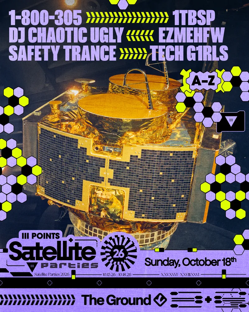 The Ground Satellite 26 lineup artwork