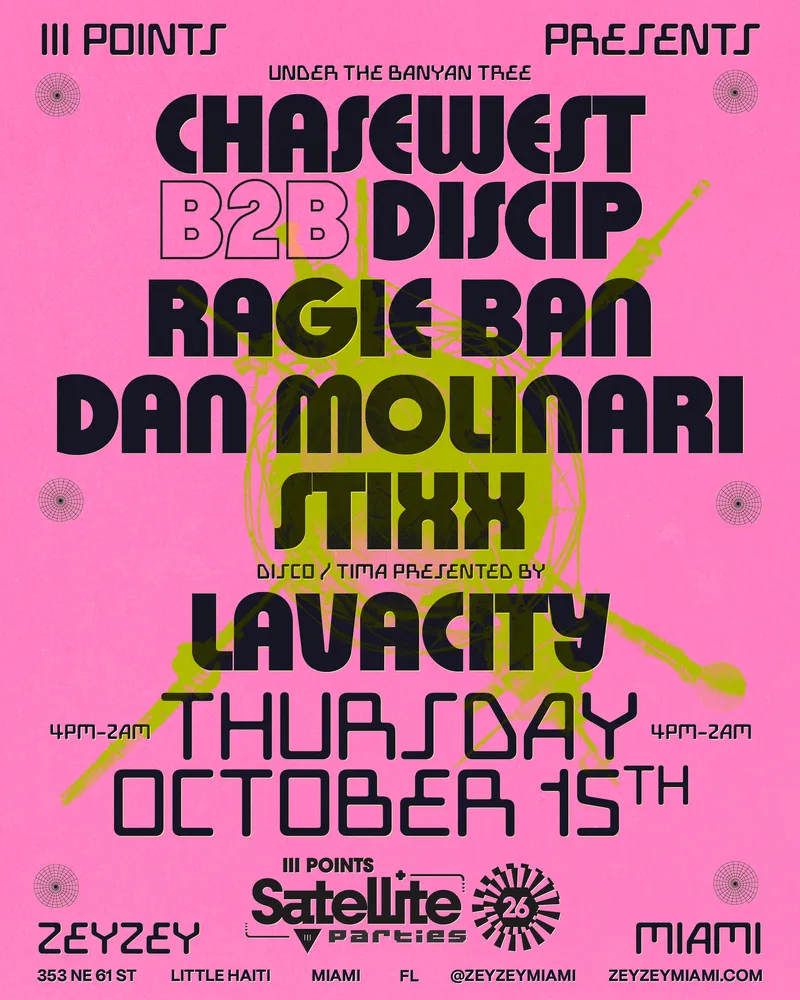 Zey Zey Satellite 26 lineup artwork