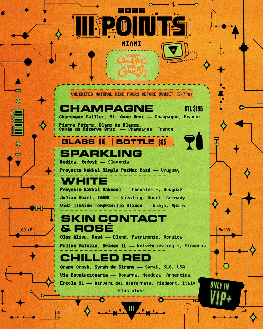 GRAPECRUSH VIP+ menu