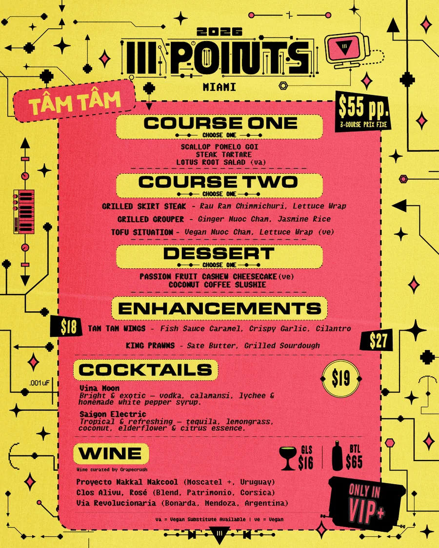 TÂM TÂM VIP+ menu